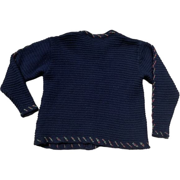 Northern Isles 100% Wool Cardigan Sweater Sz S/P - Picture 4 of 4